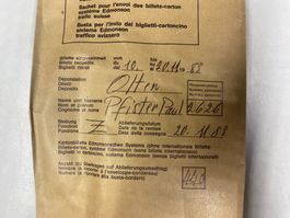LOT Bahnbillette Olten //G333