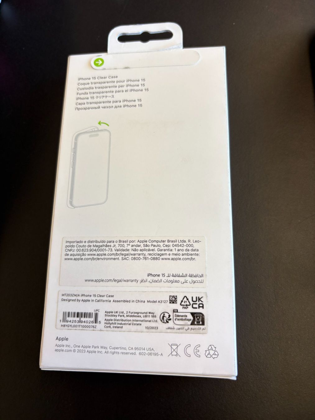 Apple Cover & Protezioni schermo: Original Apple iPhone 15 Clear Case mit MagSafe NEU – Nuovo e nell'imballaggio originale da Möhlin venduto da dth_5mw9 1