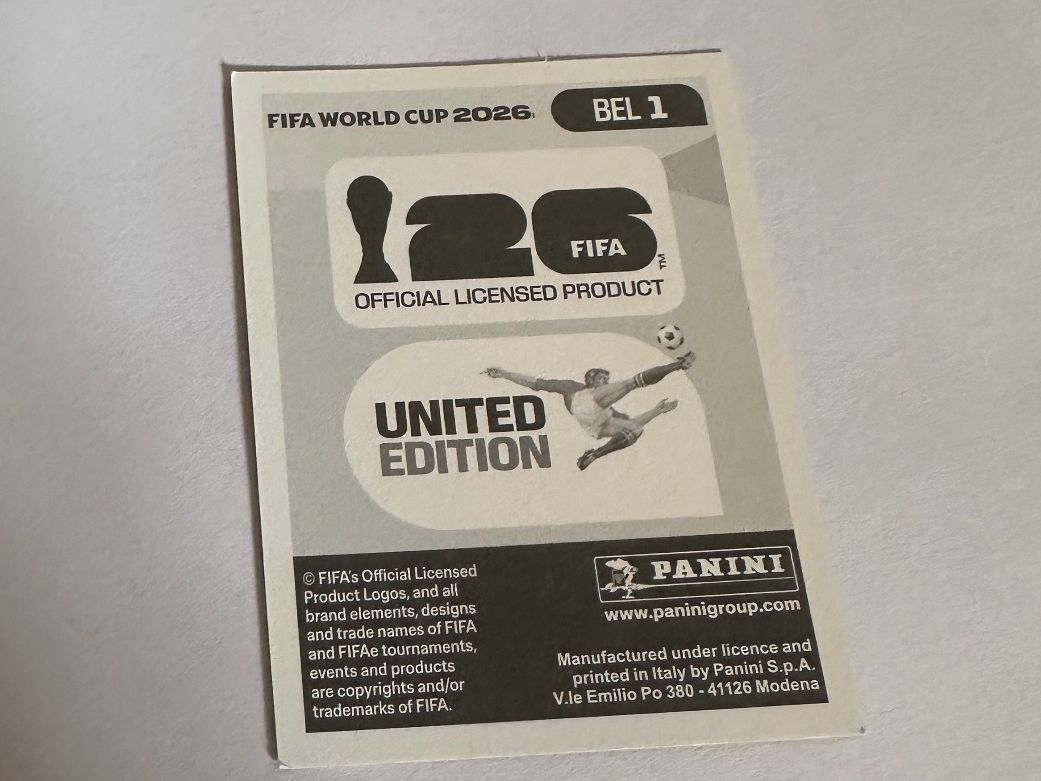 Panini Cartes à collectionner: PANINI BEL1 BELGIQUE – D'occasion à Payerne par mike_lth 1