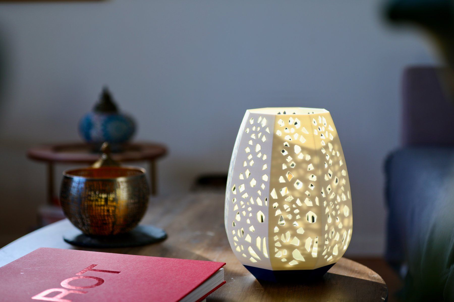 Lampes: Elegante Voronoi Lampe – D'occasion à Zürich par balin777 1