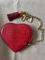 Louis Vuitton Herz Tasche Leder rot mit Kette gebraucht