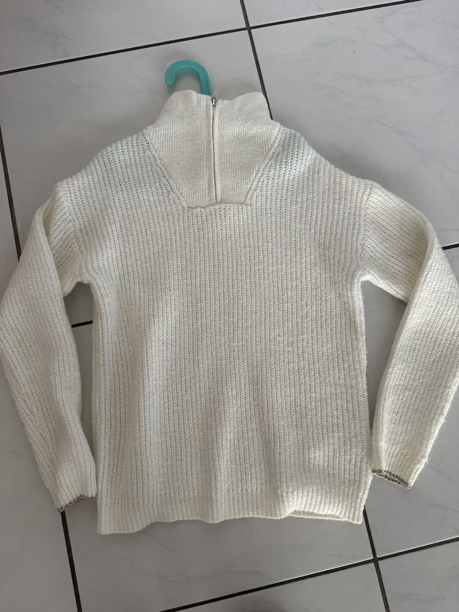 Okaidi Pullover & Sweatshirts: Okaidi Strickpullover crème Gr. 158 – Gebraucht aus Wileroltigen von torro11