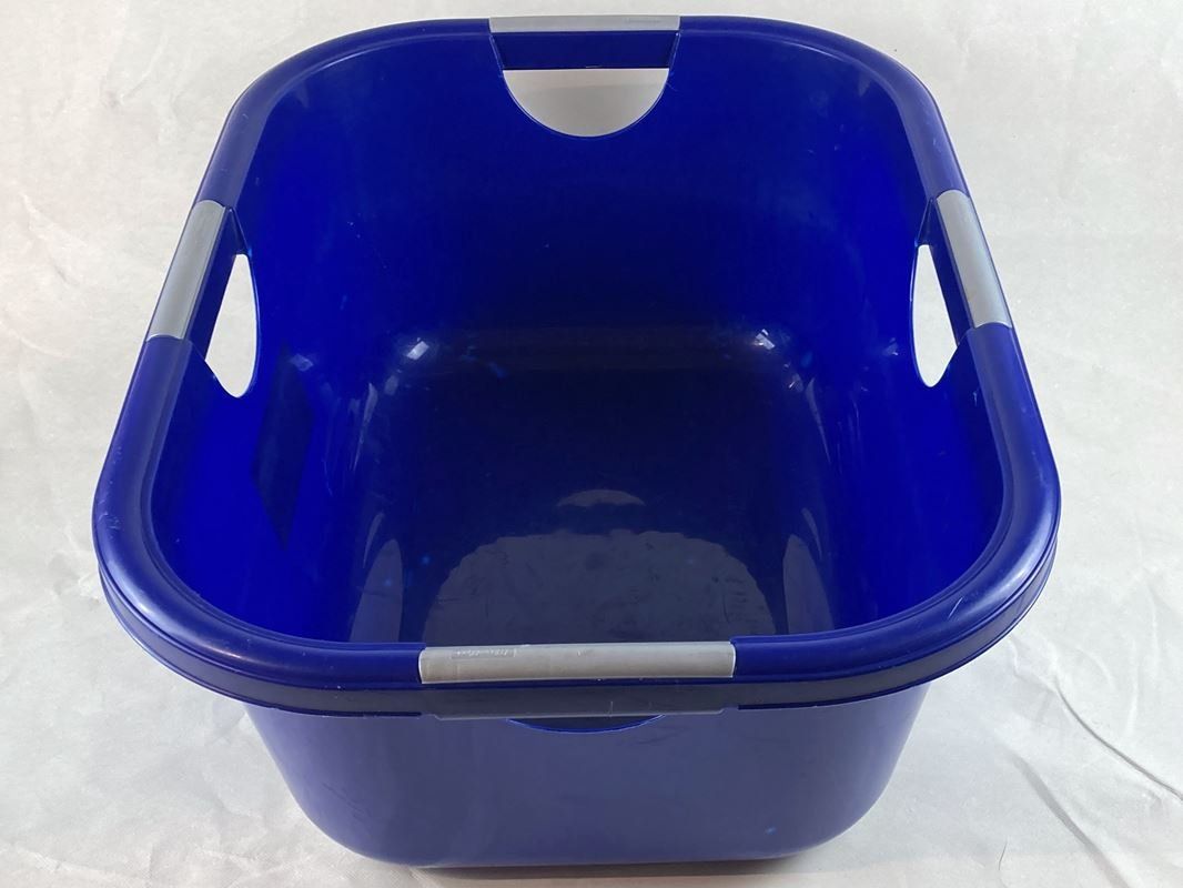 Rotho Cesti per biancheria: ROTHO | Wäschekorb | blau | ca. 26x65x48cm – Usato da Wittenbach venduto da Restwert_St-Gallen 2