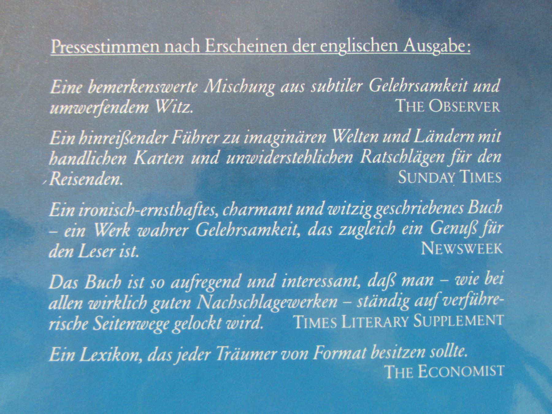 Libri: Von Atlantis bis Utopia: Ein literarischer Reiseführer – Usato da Seengen venduto da mikelele 9