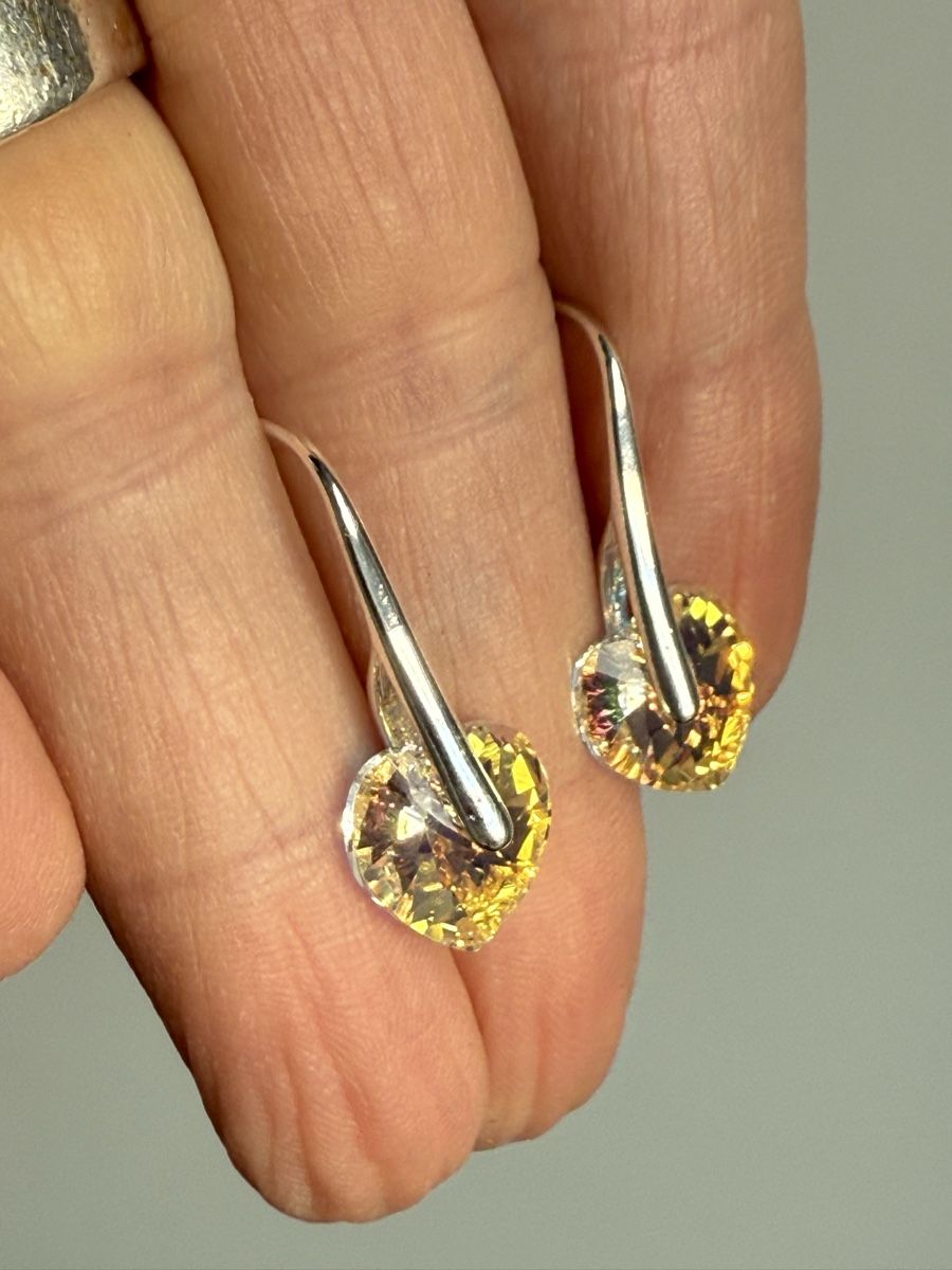 Swarovski Orecchini pendenti & Orecchini a lobo: Swarovski Crystal Herzchen Ohrringe NEU – Nuovo e nell'imballaggio originale da Basel venduto da Chili007 2