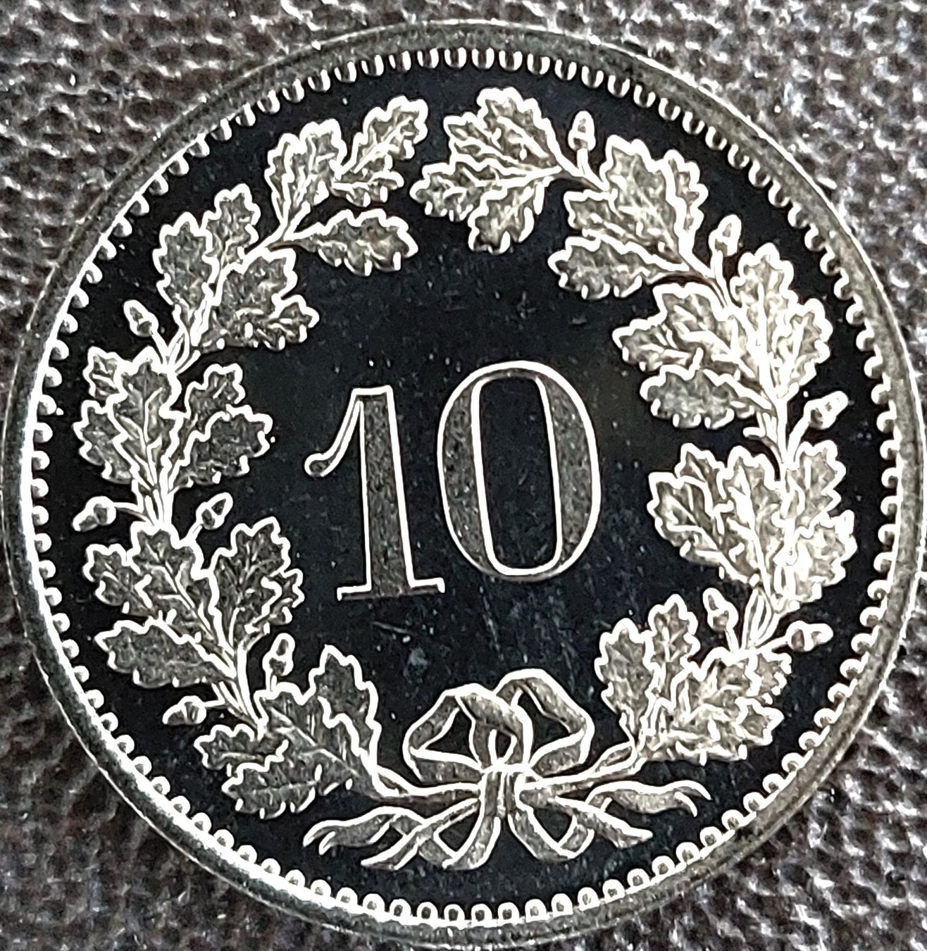 Tutti le monete: 10 Rappen 1981 stgl. / aus Münzsatz – Nuovo (secondo la descrizione) da Arch venduto da coinsandmore 1