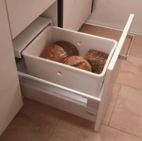 Ritter Einbau- Brottopf / Einbau-Brotkasten aus Steingut