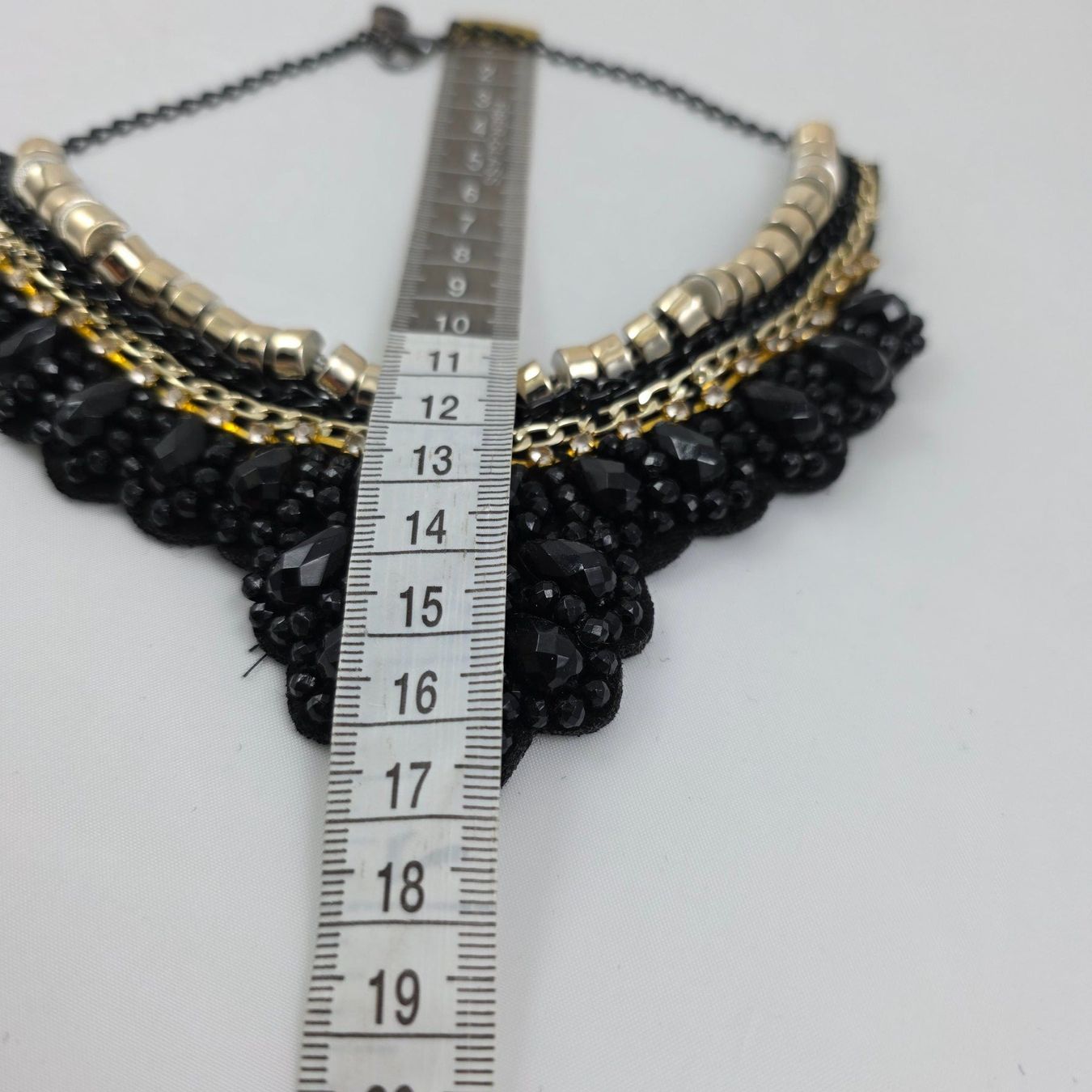 Catenine: Statement Kette Schwarz/Gold/Silber - Blickfang! 569 – Usato da Wald ZH venduto da Martin79 5