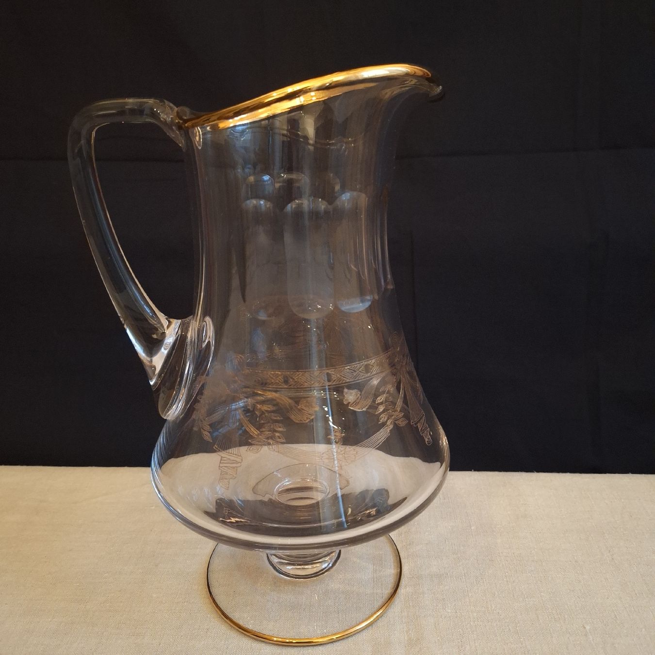 Caraffe: Versand möglich! Grosse, elegante Karaffe, Krug – Usato da Winterthur venduto da Goldpipau 4