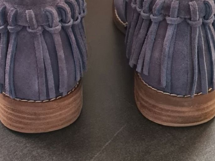 Scarpe da donna: botte daim bleu – Nuovo (secondo la descrizione) da Riddes venduto da nati48