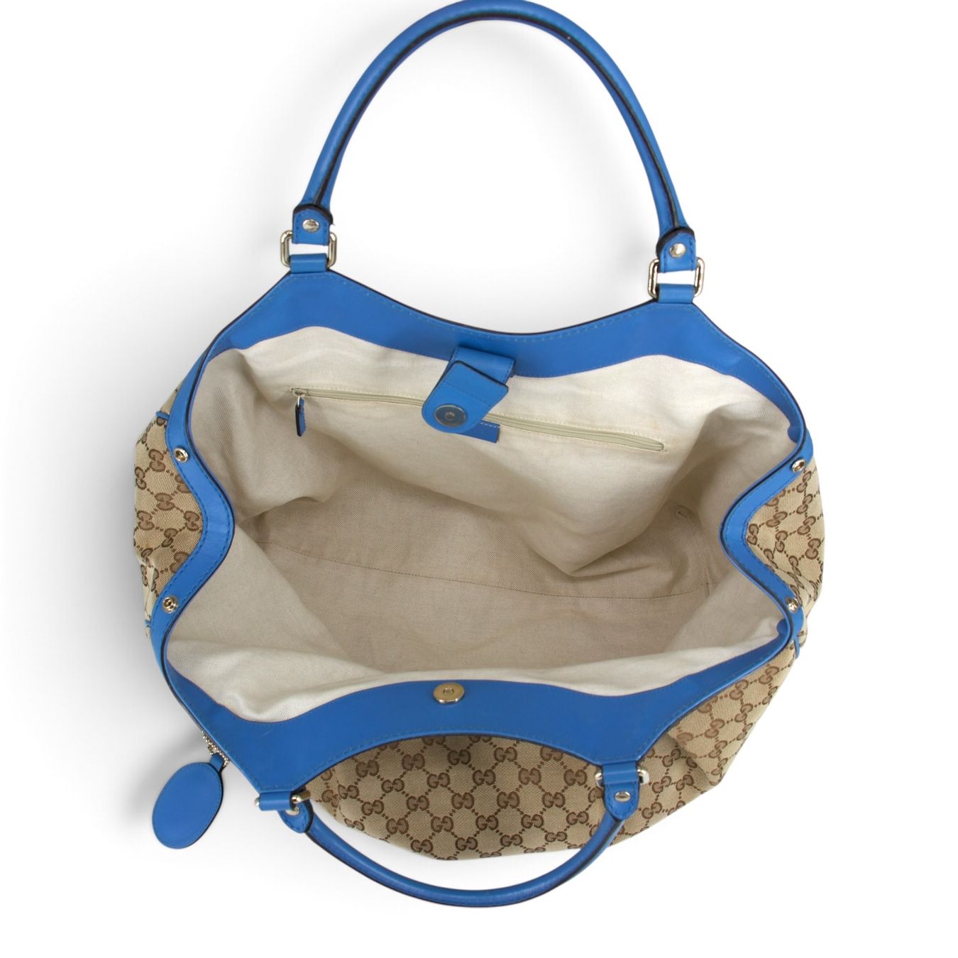 Gucci Sacs femmes: Gucci Sukey GG beige/blau – D'occasion à Binningen par Designerlabels 4