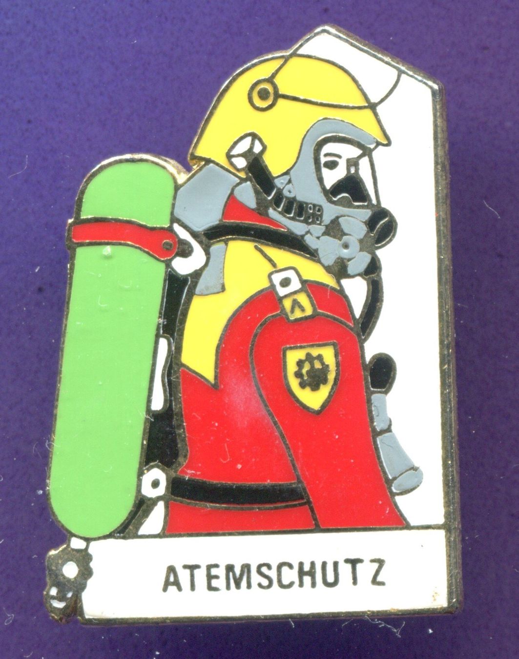Placchette & Badge: Feuerwehr  ATEMSCHUTZ – Usato da Winterthur venduto da Sammleroase
