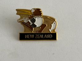 New Zealand Kiwi Vogel Pin Souvenir