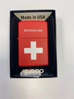 Zippo Schweizer Feuerzeug rot
