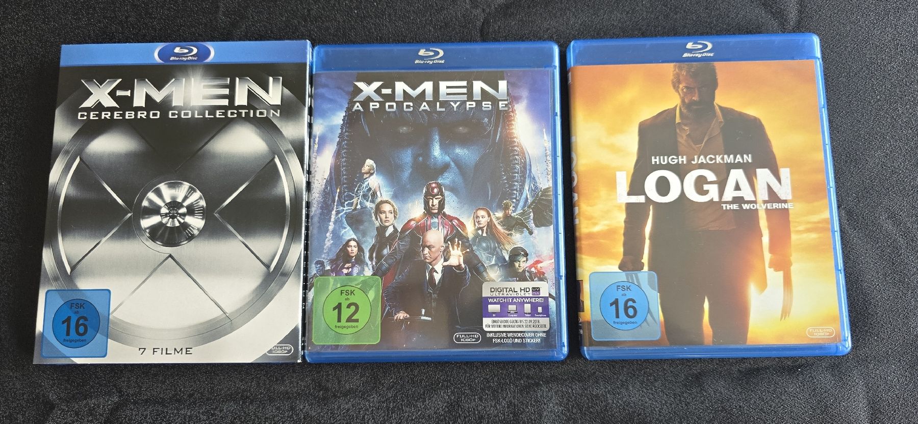 Tutti i DVDs: X-Men Collection, Apocalypse & Logan Blu-Ray Filme-Set – Usato da Doppleschwand venduto da Bennox94