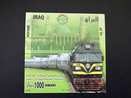 Irak Eisenbahn Block 2010   **  Luxus (B618)