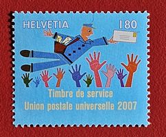 DIENST X UPU UNION POSTALE UNIVERSELLE 21 2007** POSTFRISCH