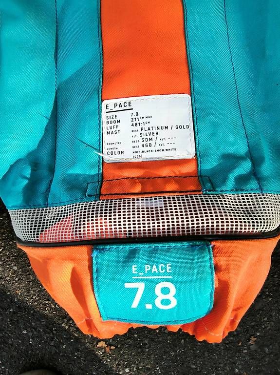 Surf: Windsurfsegel Duotone E_Pace 7.8 m2 – D'occasion à Rümlang par Indy521 3