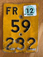 FR 59 232 Mofa Nummernschild