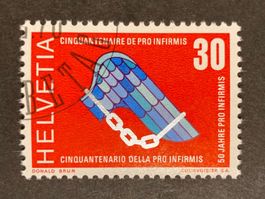 1970 50 Jahre Pro Infirmis 30 C. ET (ZNr 478)