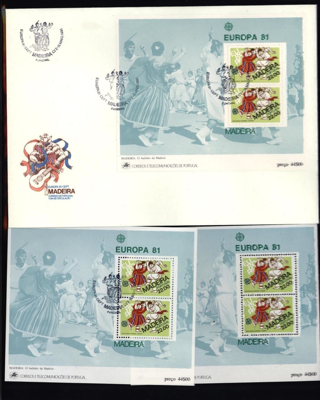 Alle Briefmarken: ACORES Blocks/FDC/** SUPER (K985) – Neu (gemäss Beschreibung) aus Seuzach von Harri19 1