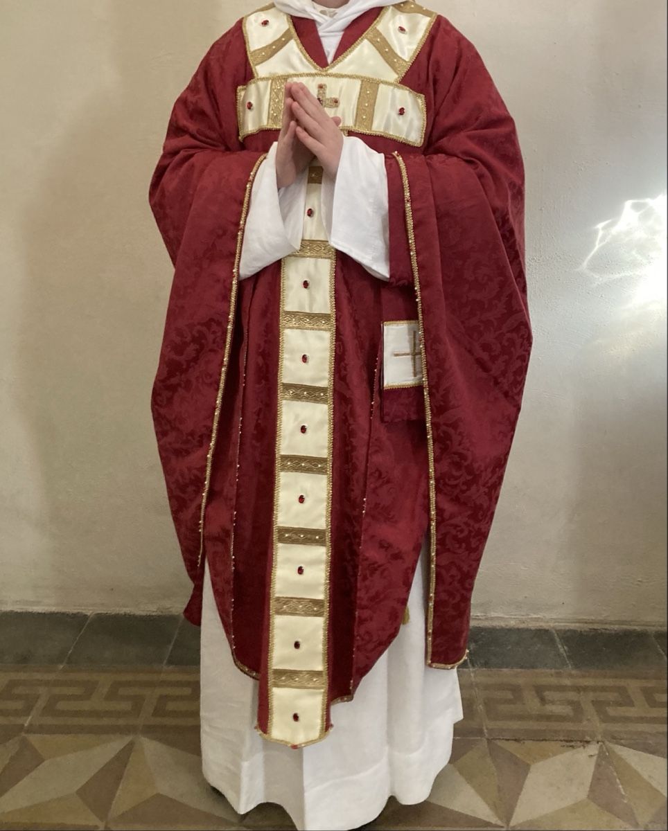 Tutte le decorazioni: Casula / Messgewand / Kasel / Chasuble – Nuovo e nell'imballaggio originale da Carabbia venduto da DidierBaccianti