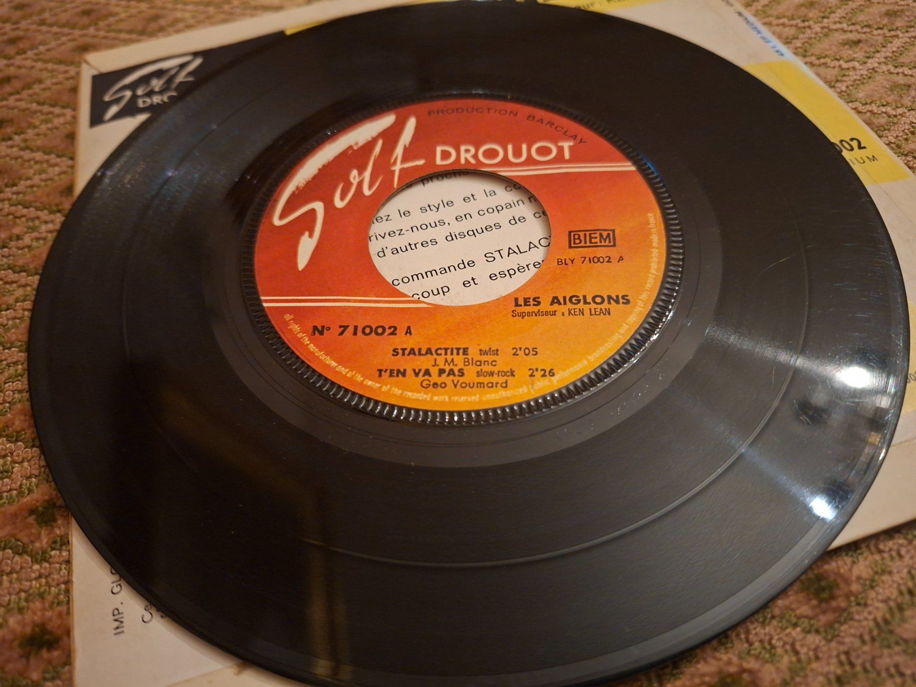 Dischi in vinile: Twist/Surf 7" - Les Aiglons - Stalactite - 1963 – Usato da Bernex venduto da Wannabehasbeen01 3