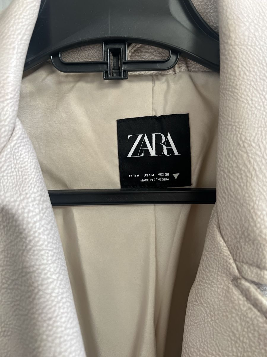 Zara Giacche: Zara Lederjacke Kunstleder Gr. M beige – Nuovo (secondo la descrizione) da Kirchberg BE venduto da lea_kb6y 1