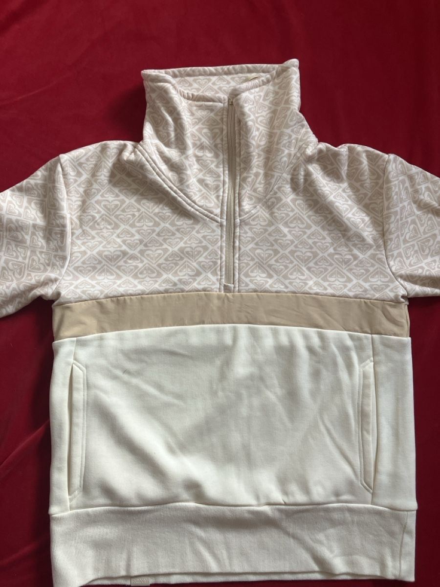Roxy Pulls & Sweat-shirts: Roxy Pullover Damen Grösse M beige gemustert neuwertig – Neuf (Voir description) à Muralto par jac_hkz5 1
