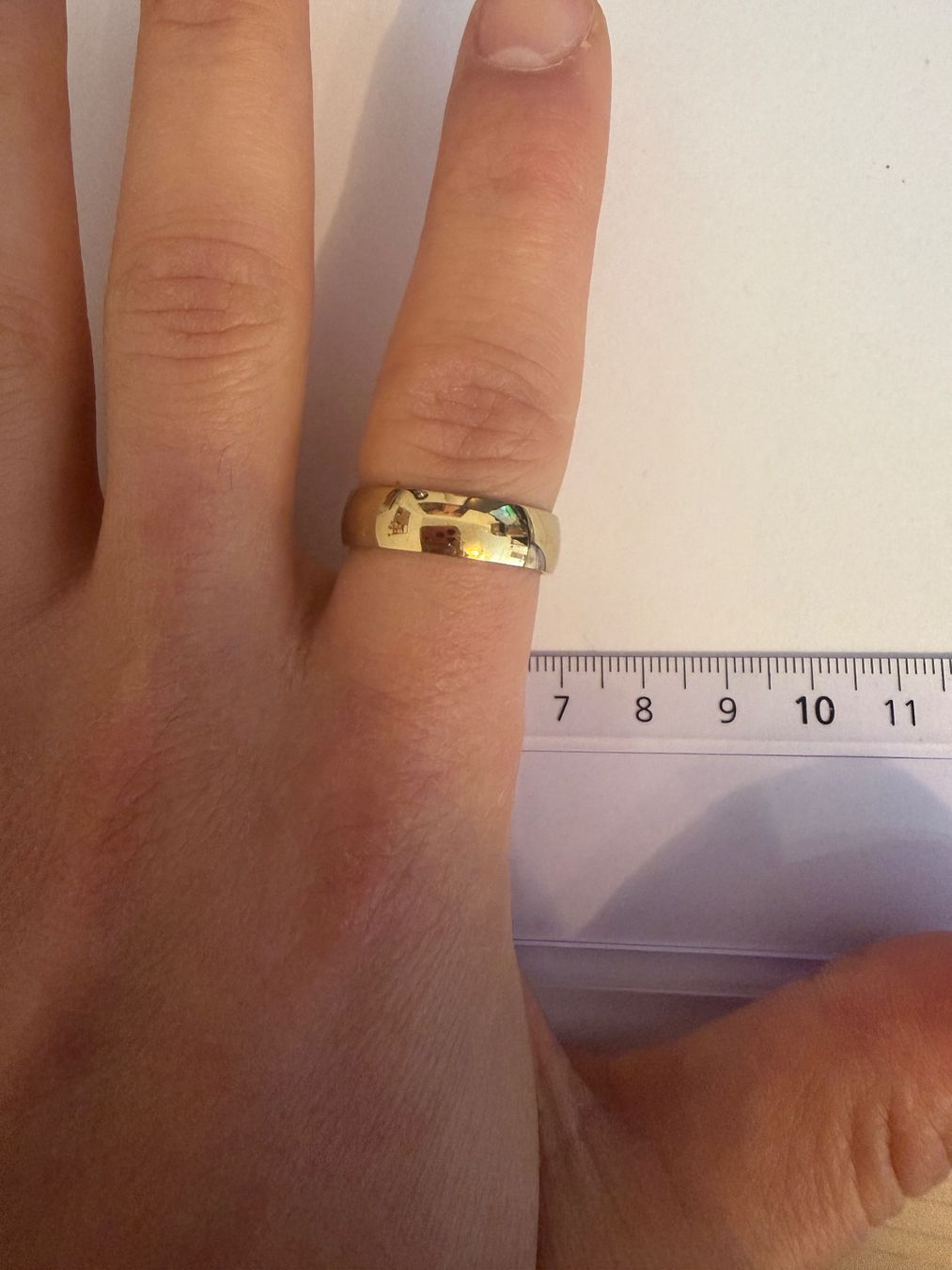 Anelli: Goldiger Ring Schmuck – Usato da Zürich venduto da fresh0001