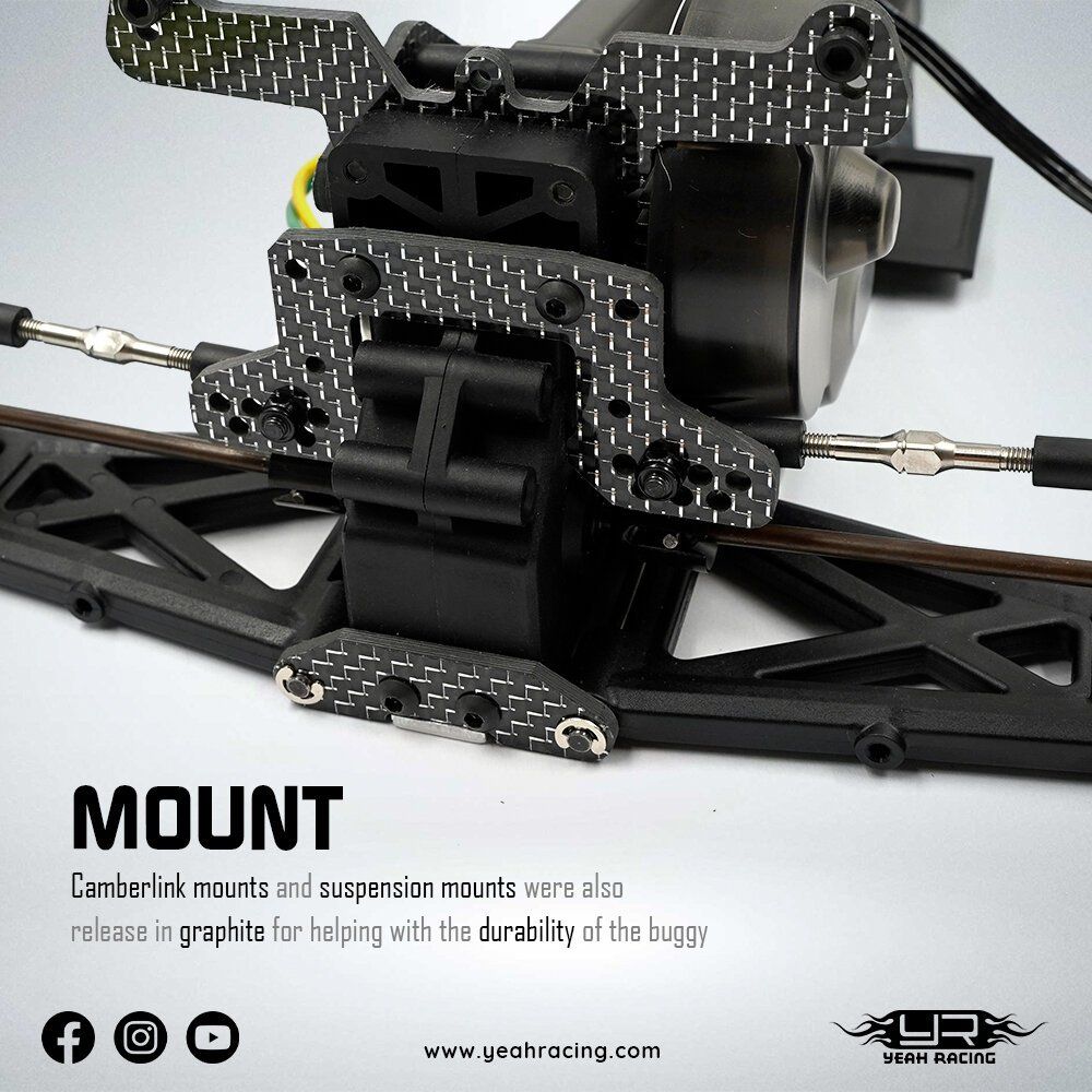 Kyosho Modellismo RC: Yeah Racing Carbon Upgrade Set x Kyosho Optima Mid – Nuovo (secondo la descrizione) da Oetwil am See venduto da diablo67 6