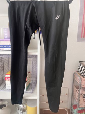 Asics Trainingshose, Schwarz, Grösse S - Ideal für Sport!