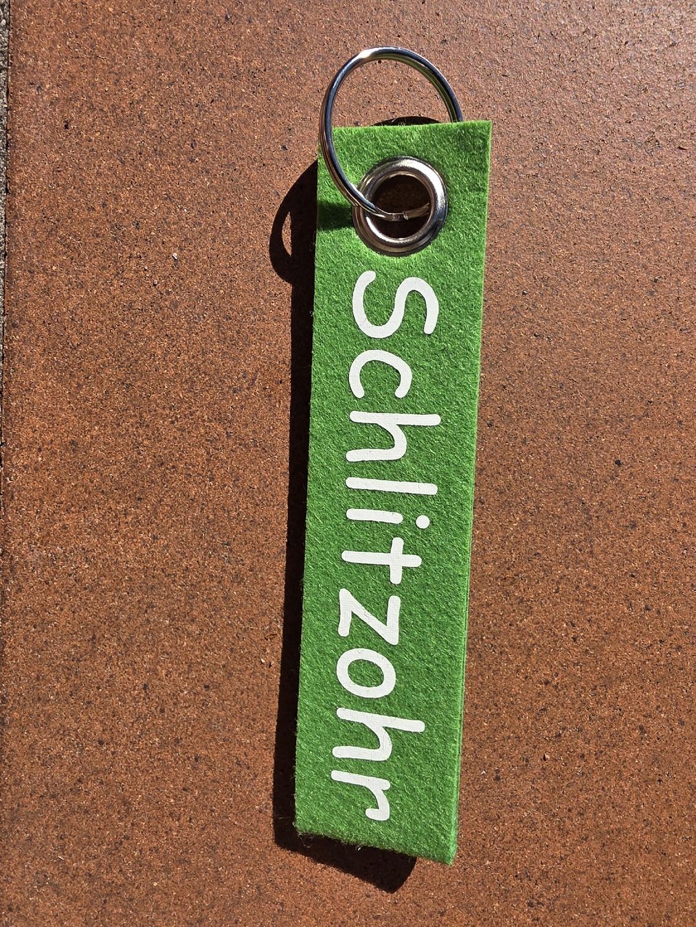 Portachiavi: Schlüsselanhänger "Schlitzohr" – Nuovo (secondo la descrizione) da Bäriswil BE venduto da Simon_Kreativwelt