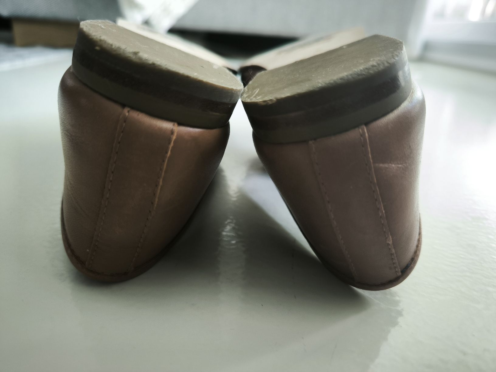 Dune London Scarpe da donna: Dune London Lederslipper, hellbraun, Größe 39 – Usato da Wallisellen venduto da C_DM 5