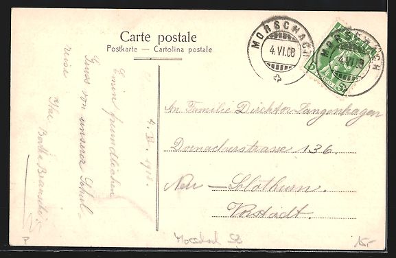 Cartes postales: AK Axenstein, Grand Hotel, 1908 – D'occasion à Berlin par bartko-reher 1