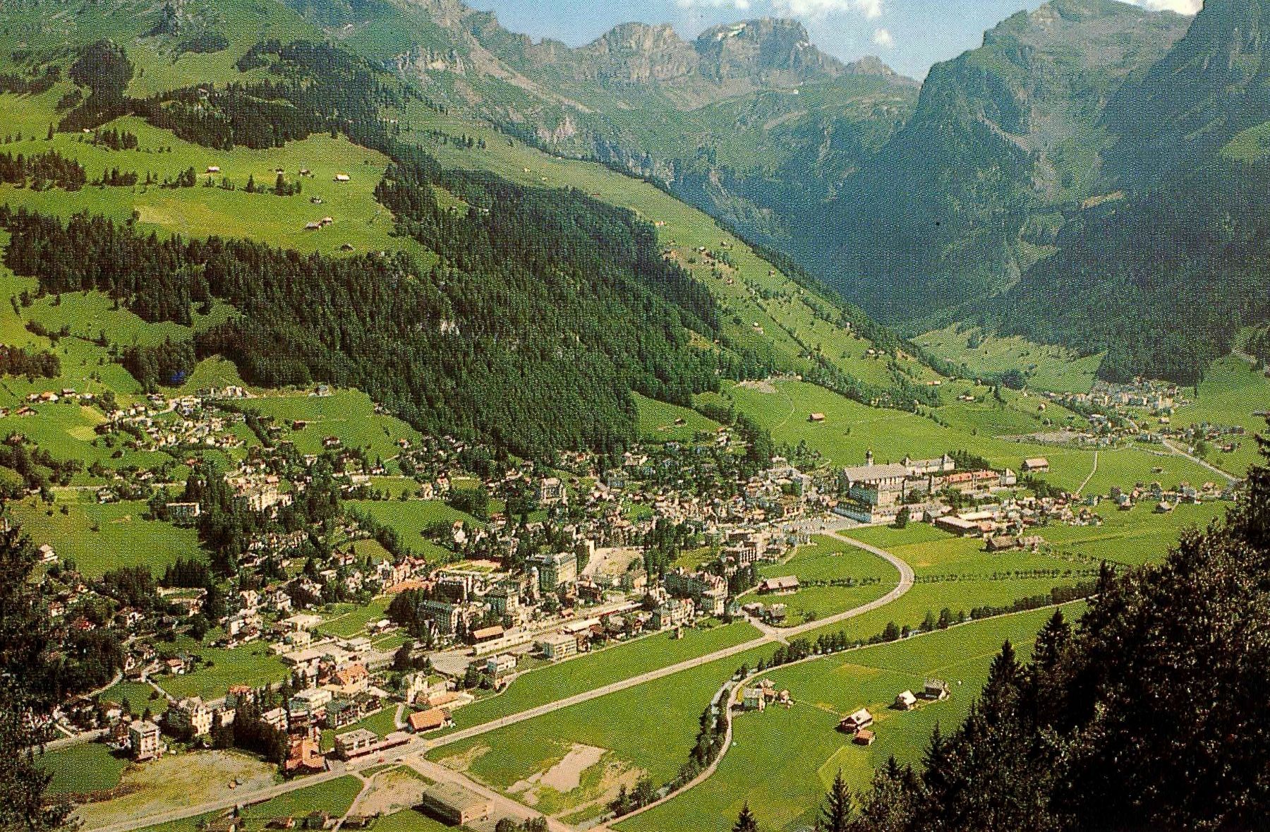 Ansichtskarten: ENGELBERG Zentralschweiz ca. 1970 – Gebraucht aus Oberdorf BL von Hopfehuepfer 1