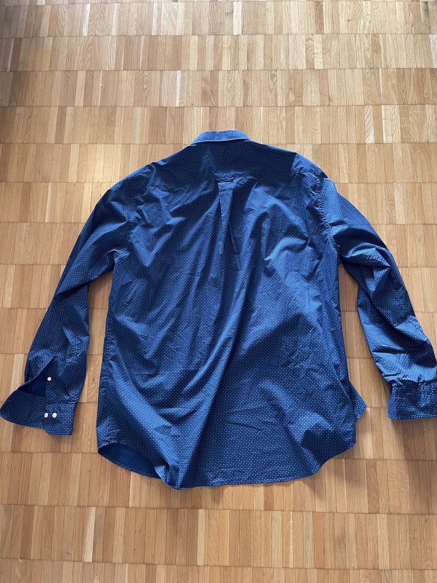 Gant Camicie: GANT Tech Prep Hemd Herren 2XL Regular Fit Dunkelblau Muster – Usato da Glattpark(Opfikon) venduto da soh_28qp 6