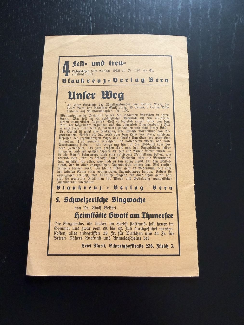 Riviste & Magazine: Monatsblatt Die Pflugschar Juni 1933 Nr 9 – Usato da Erstfeld venduto da Mario_boe0 6
