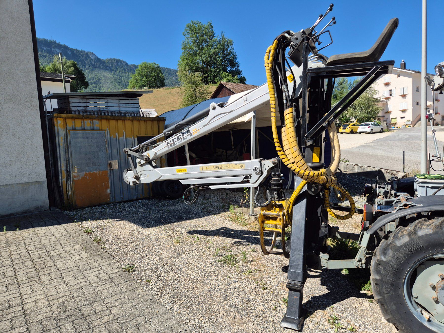 Gru: grue forestière forstkran KESLA – Usato da Malleray venduto da Jimm24 1