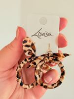 Boucles d'oreilles Lovisa léopard, neuves avec étiquette🐆