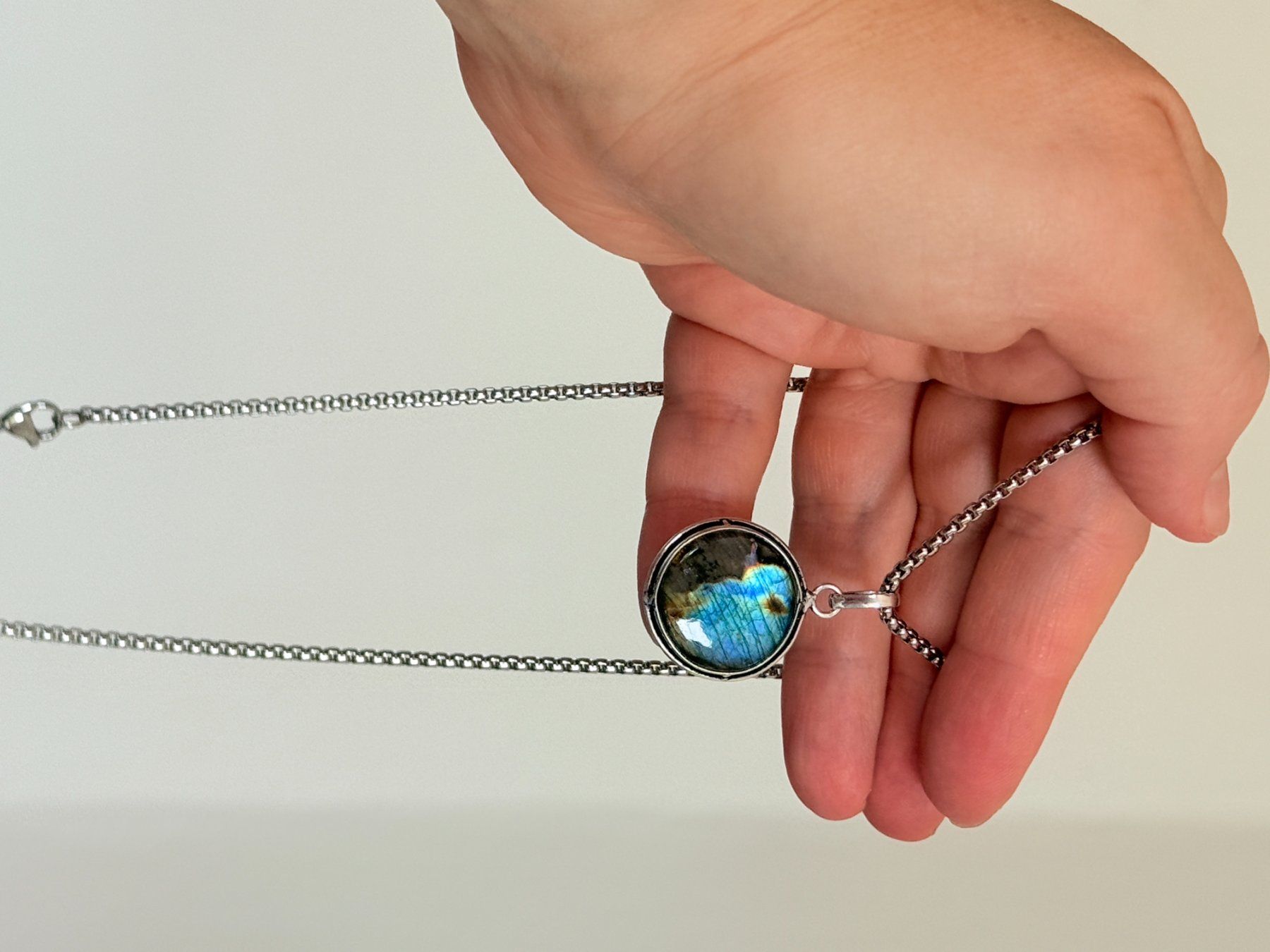 Catenine: Collier avec Labradorite – Nuovo e nell'imballaggio originale da Genève venduto da AWWA 4