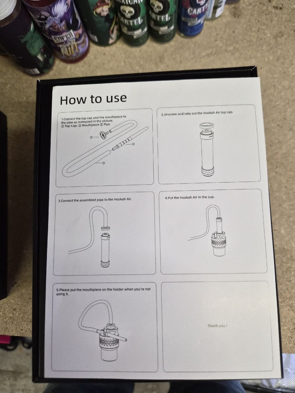 Narghilé: lot e-Chicha Hookah air + Hookah Dock et  Cup – Nuovo (secondo la descrizione) da Villeneuve VD venduto da Max1844 7