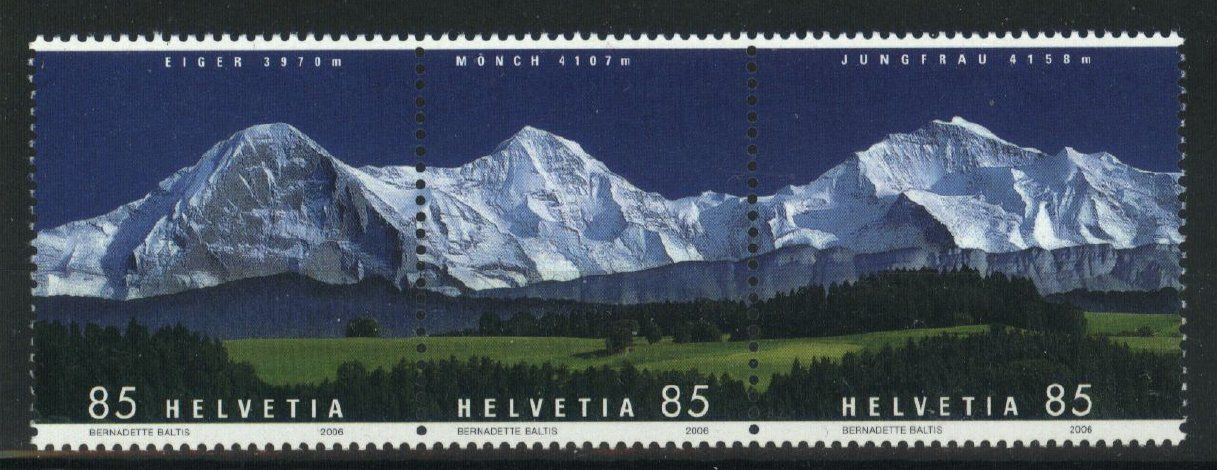 Tutti i francobolli: 2006, Schweizer Bergpanorama ** – Usato da Willisau venduto da Vollstempel