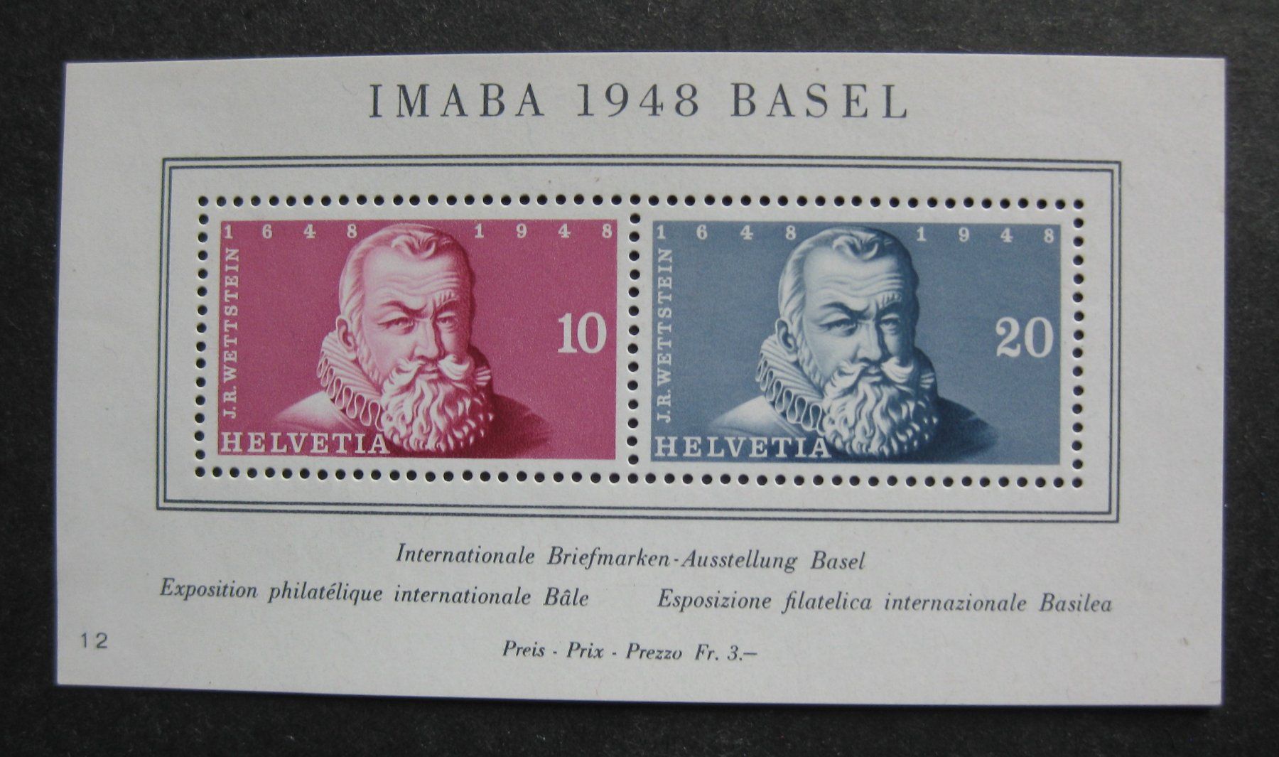 Alle Briefmarken: 1948 Imaba Basel postfrisch – Neu (gemäss Beschreibung) aus Frauenfeld von Interessent1