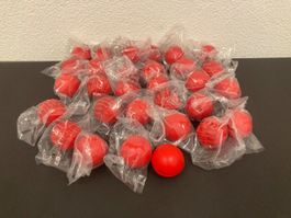 Softbälle rot, 30 Stück, ca. 6 cm Durchmesser