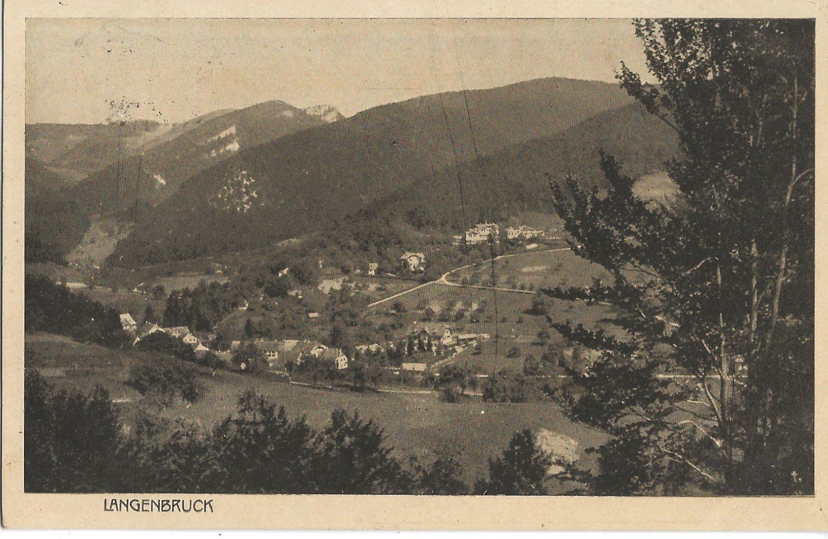 Cartoline postali: Langenbruck, 1921 – Usato da Frauenfeld venduto da Merk52