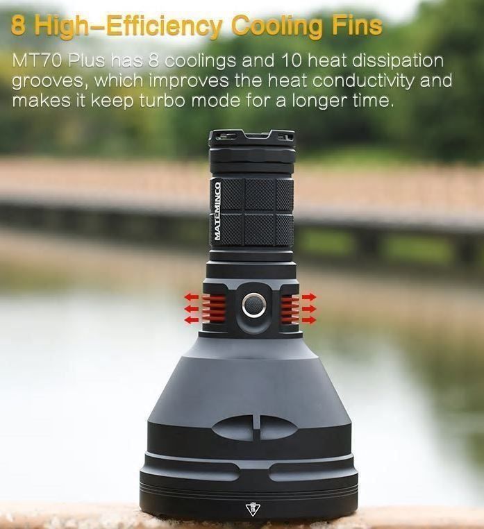 Lampade: Der Throwerking: Mateminco MT70 Plus – Nuovo e nell'imballaggio originale da Arbon venduto da Helmuth 3