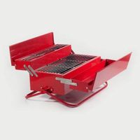tragbarer Werkzeugkasten Grill