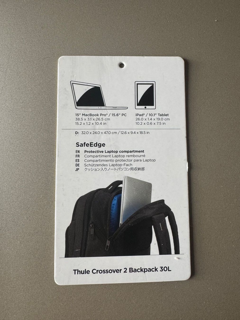 Sacs à dos: Rucksack THULE mit Notebook-Tasche, dunkelgrau – D'occasion à Winterthur par Boabdil15 5