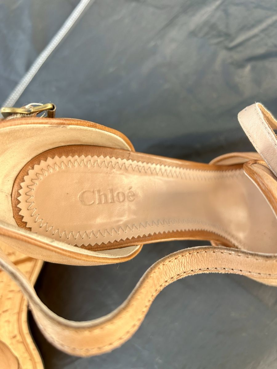 Chloé Scarpe da donna: Original CHLOÉ Keilabsatz-Sandalen, Gr. 40 – Usato da Oberhasli venduto da newyorksydney 2